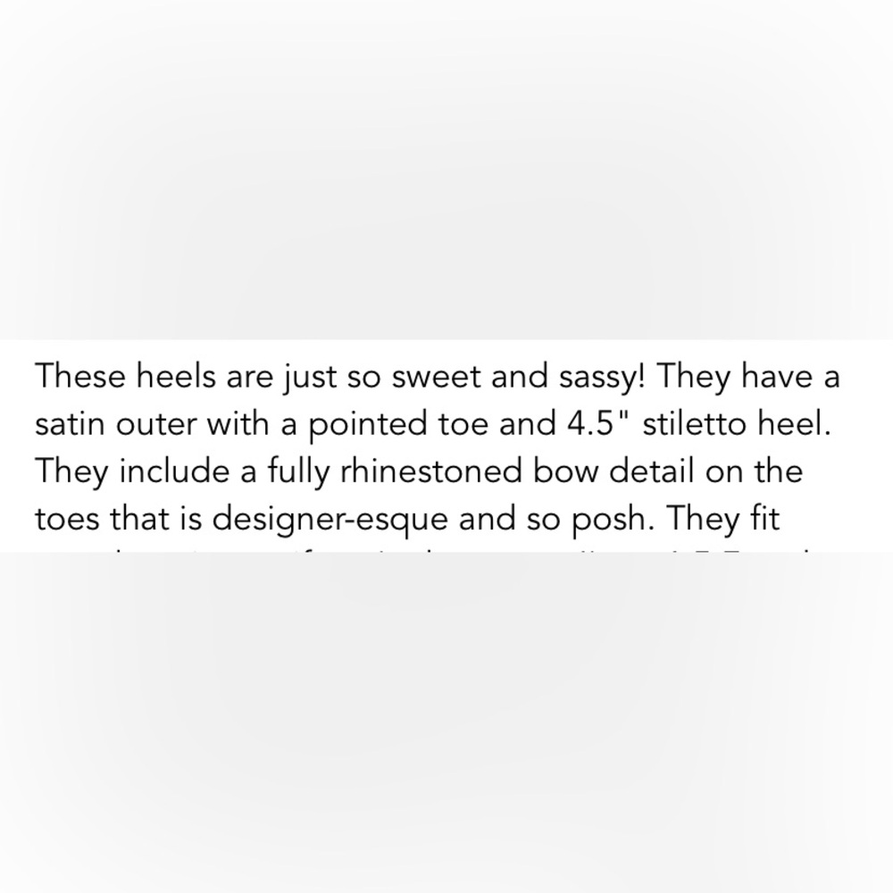 Pink Rhinestone Heels - Picture 3 of 3